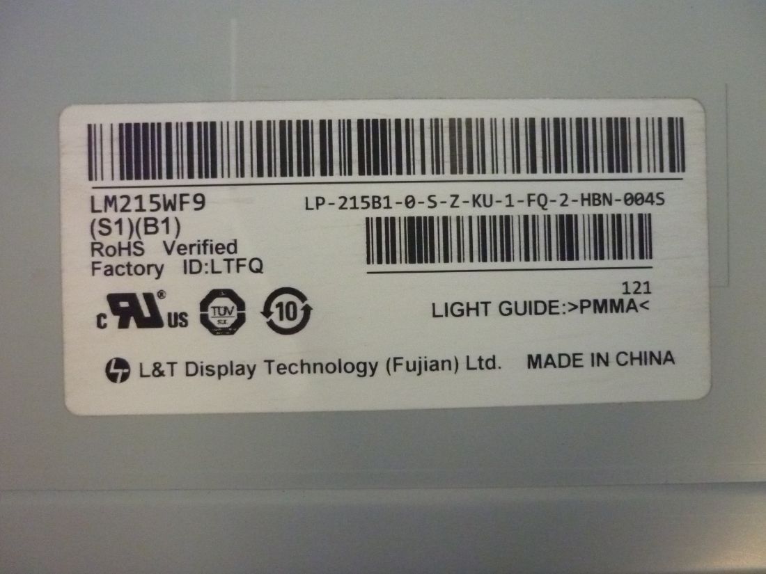 LM215WF9-SSB1 LM215WF9(SS)(B1) LG Display 21.5″ FHD Non Touch Lcd Panel 5D10W33939 Lenovo All-in-one A340-22 ideacentre AIO 3-22 LCD LED Monitor