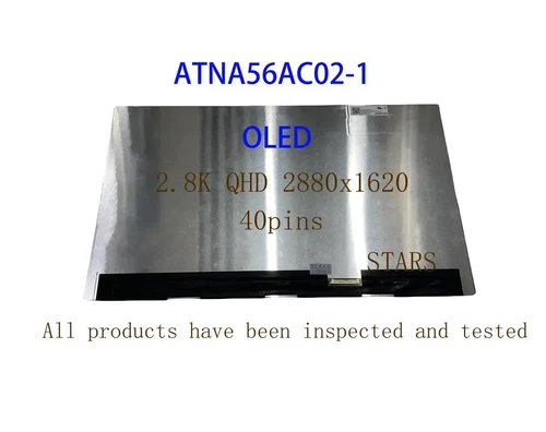 OLED DISPLAY Samsung ATNA56AC02-1 15.6″ 120Hz QHD+ OLED Laptop Screen .