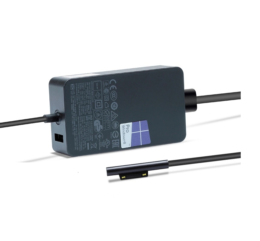 Genuine 65W Microsoft Surface Pro Book 3 4 5 6 7 8 9X Adapter Charger 1706 1800 2062 MODEL OEM Original.